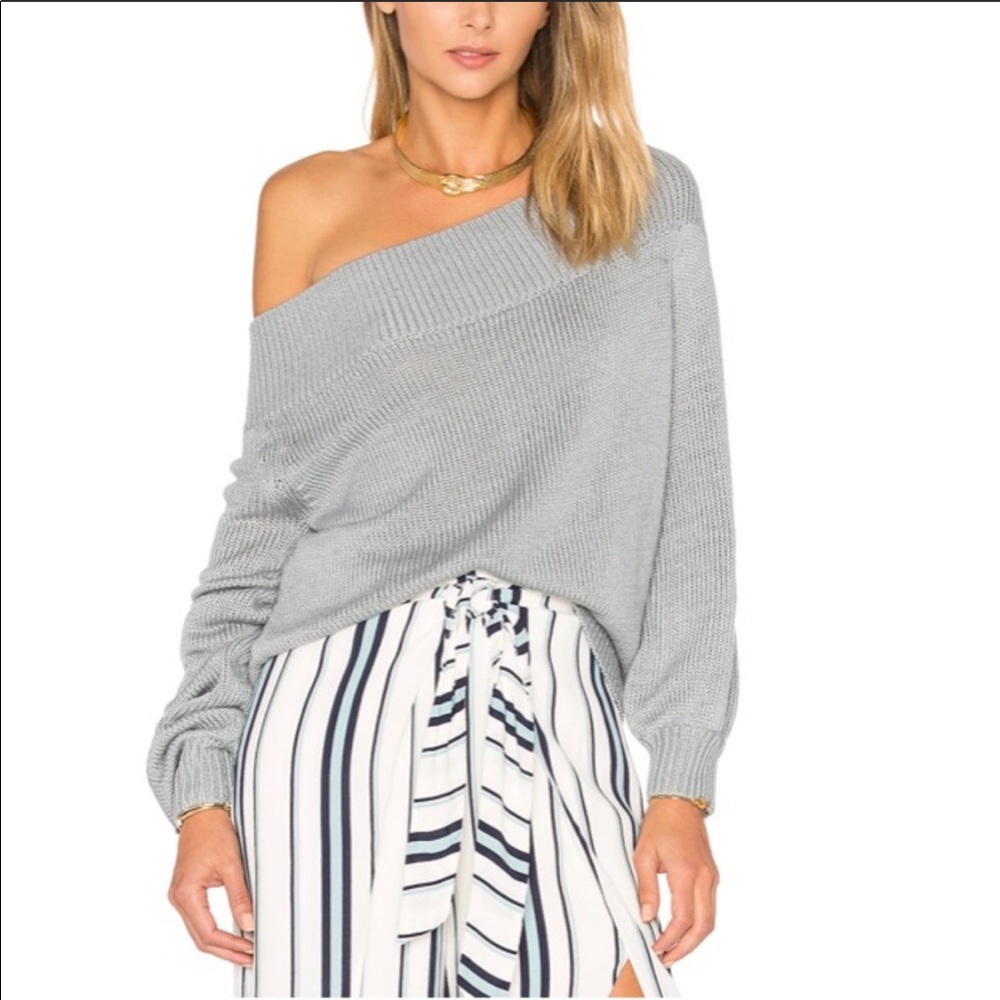 Lovers and Friends Off The Shoulder Knit Sweater